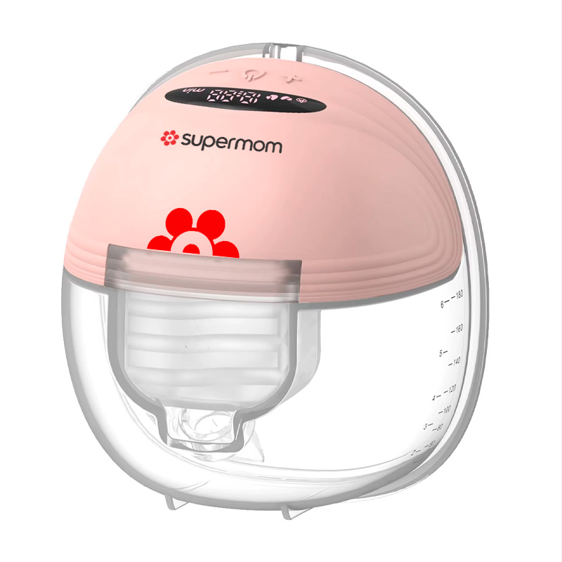 Электрический молокоотсос Supermom Elite Pink